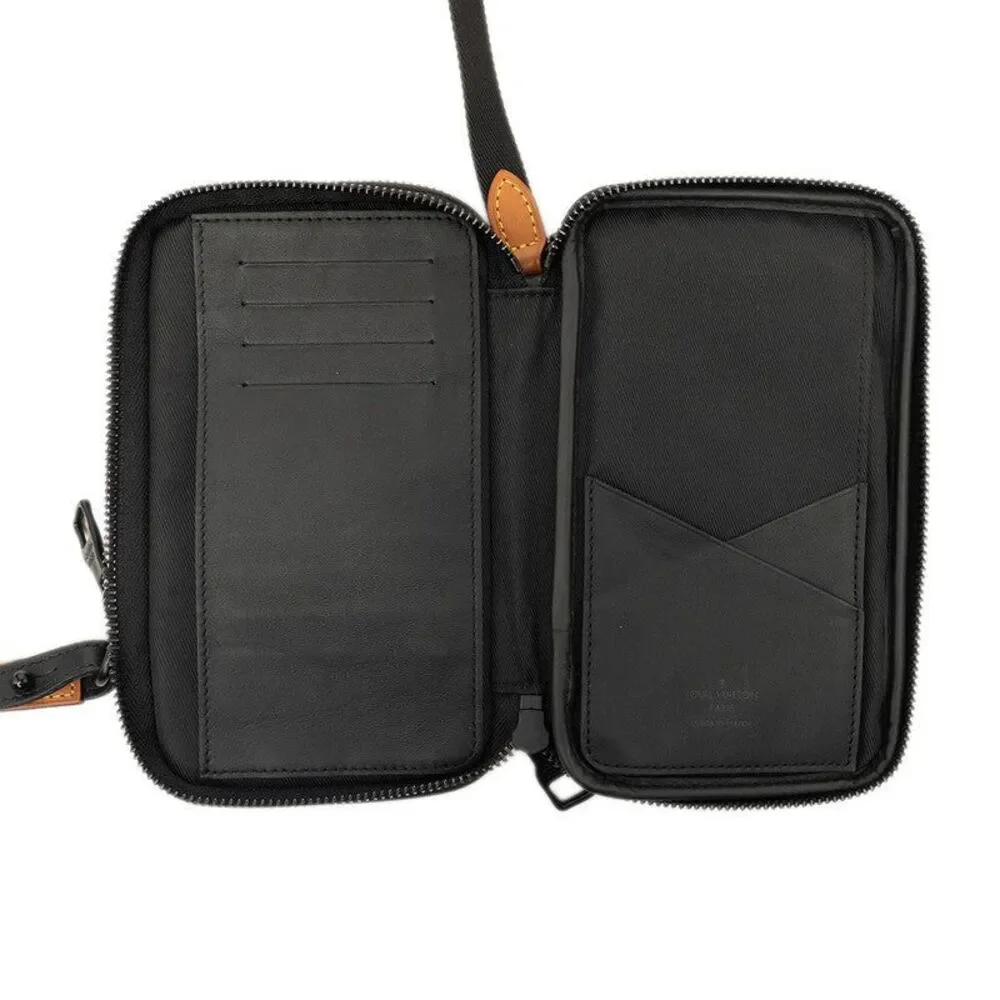 Louis Vuitton Double Phone Pouch Crossbody N40377